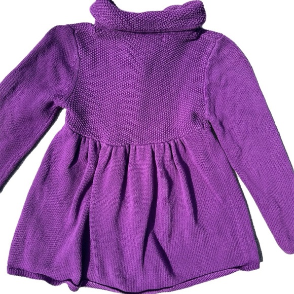 Calvin Klein Jeans Girls Purple Knit Sweater  Size 6 - Picture 3 of 5